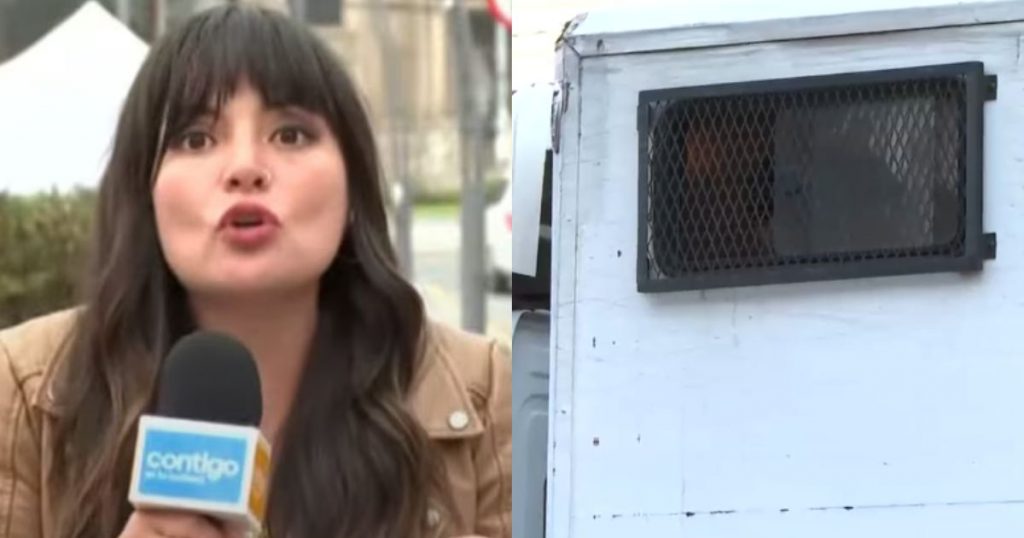 Notera de CHV vivió incómodo momento en vivo con gritos de detenido: “No lo puedo creer”