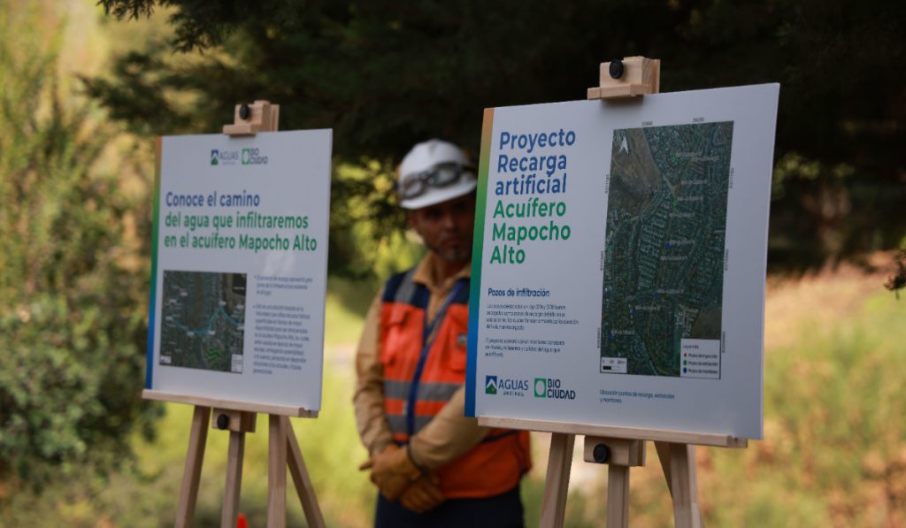 MOP participa en lanzamiento de proyecto de recarga artificial del acuífero Mapocho Alto