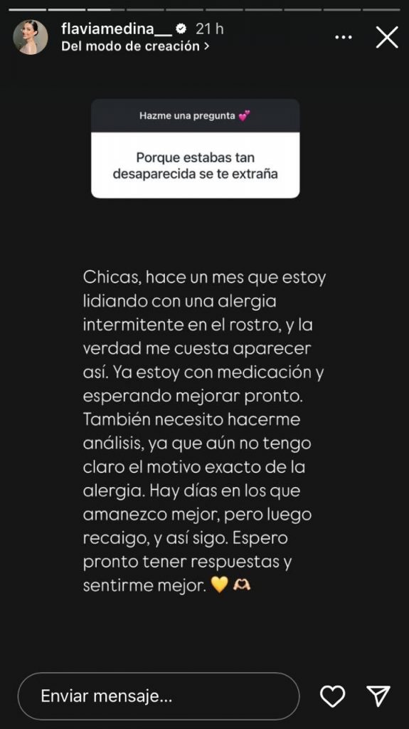 Instagram Flavia Medina