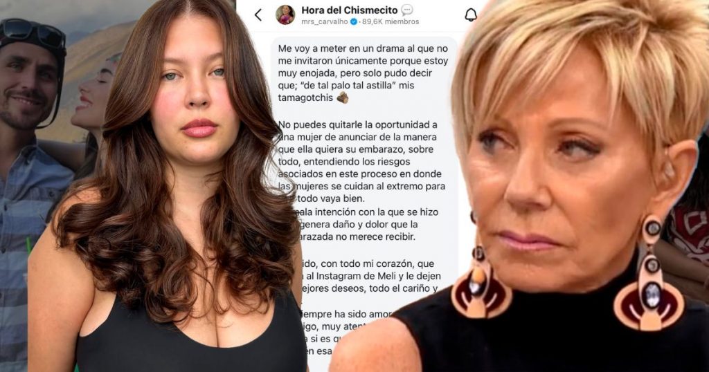 Michelle Carvalho fulmina a Raquel Argandoña por revelar embarazo de Melina Noto