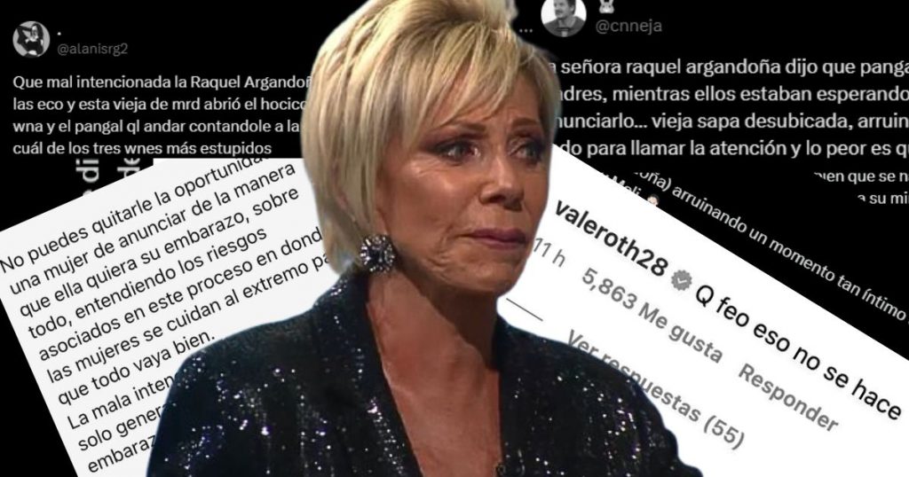 Raquel Argandoña filtra embarazo de Melina Noto y desata indignación: “Eso no se hace”