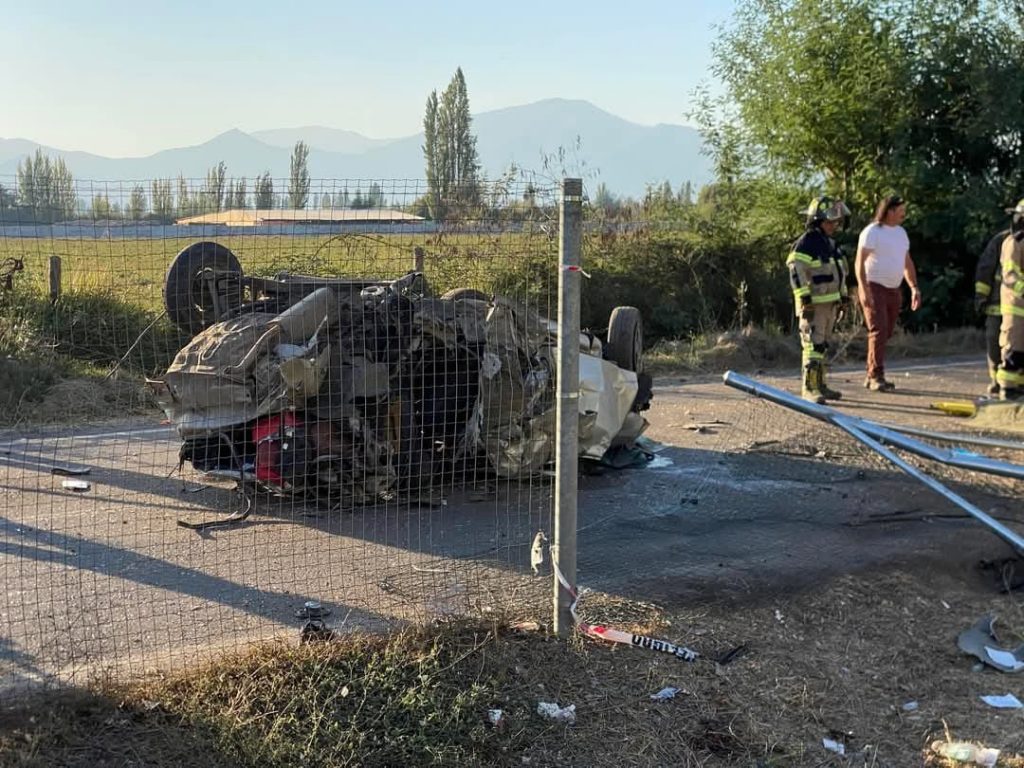 Trágico accidente vehicular en Ruta 5 Sur: murieron cuatro niños y un adulto