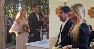 Juan Falcón celebró su matrimonio con Jocelyn Urzúa en romántica ceremonia religiosa