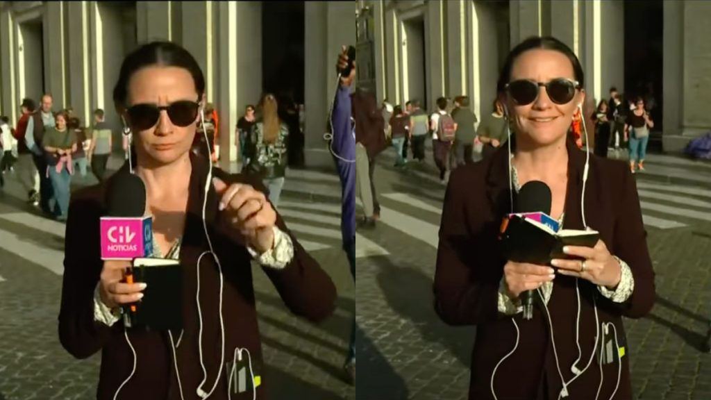Andrea Arístegui comparte su experiencia en Roma cubriendo el funeral del Papa Francisco: “No voy a pelar el hotel…”