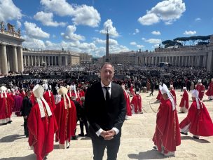 Presidente de la Cámara de Diputados asiste al funeral del Papa Francisco en el Vaticano