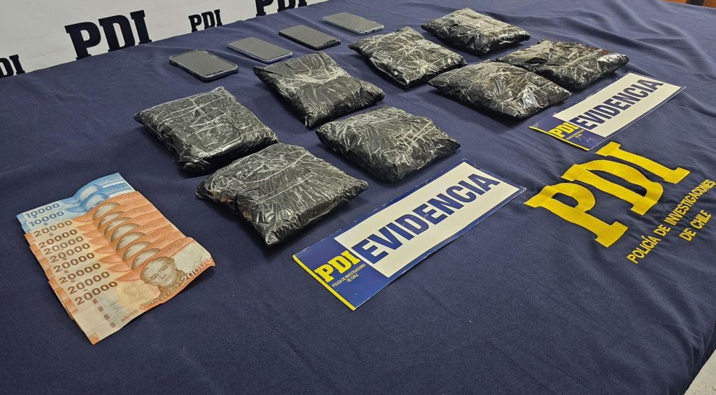 PDI Arica detuvo a dos imputados por tráfico de drogas en control Cuya