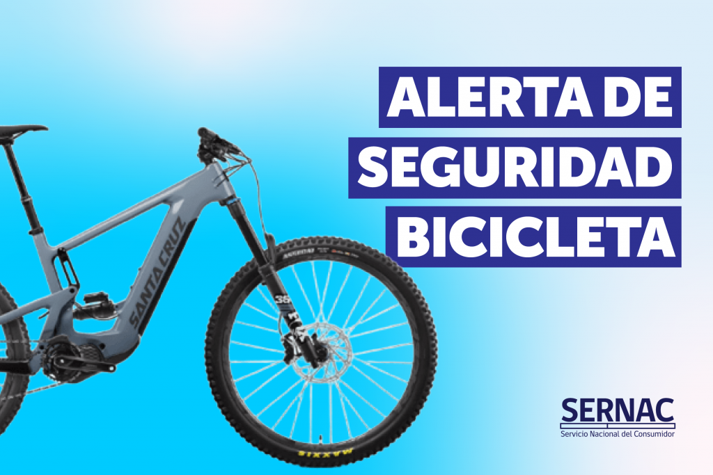 SERNAC emite alerta por riesgo en bicicletas eléctricas