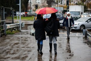 DMC actualizó aviso por precipitaciones: RM y otras seis regiones afectadas