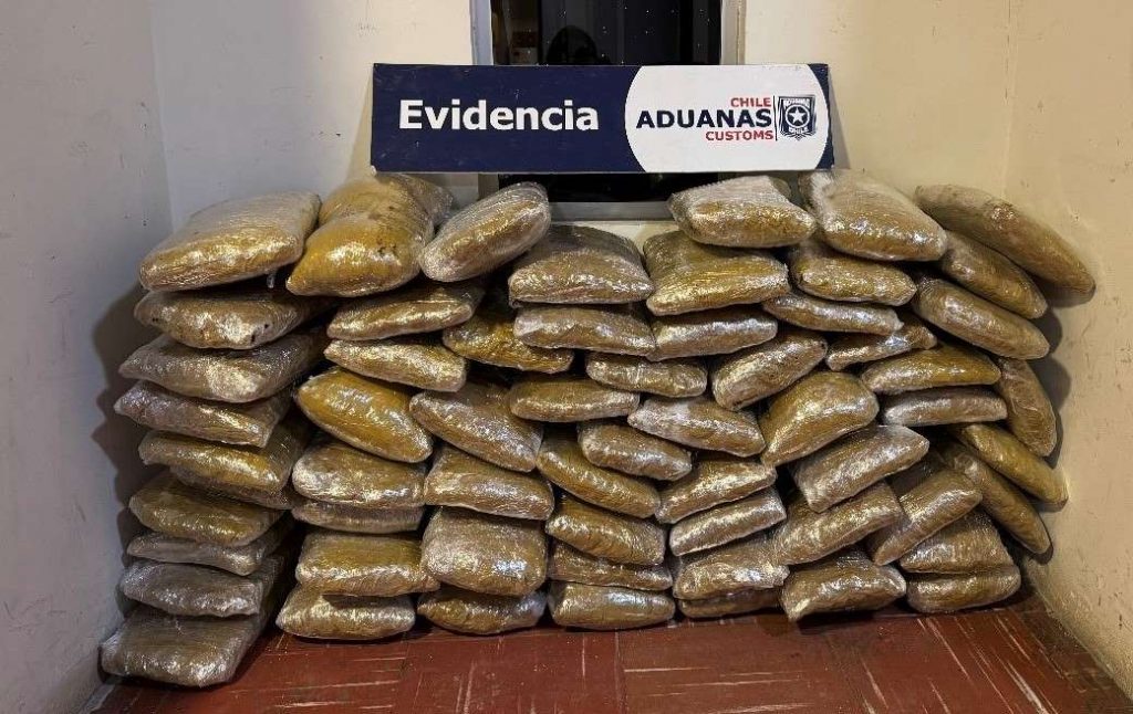 Aduanas descubre 67 kilos de marihuana en el paso fronterizo Ollagüe