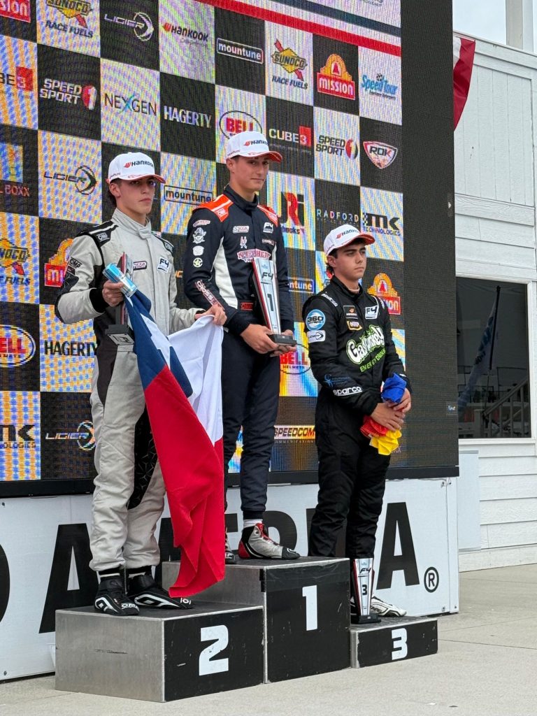 Clemente Huerta logra histórico lugar en la F4 de Estados Unidos: piloto regresa a la pista este domingo