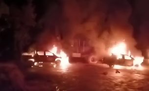 Ataque incendiario en La Araucanía destruye maquinaria forestal en Los Sauces