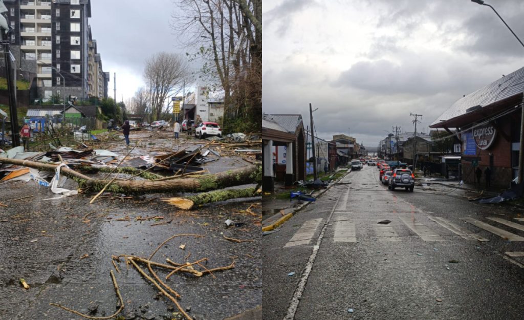 Tornado en Puerto Varas deja 13 heridos y más de 250 viviendas afectadas: comuna sigue bajo alerta roja