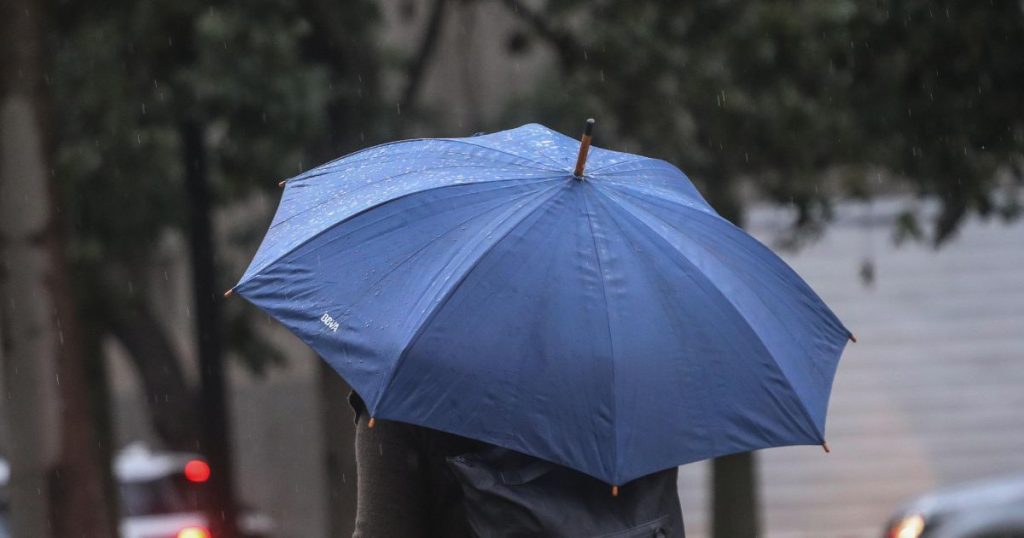 Confirman lluvias para este miércoles en Santiago: conoce la hora exacta y los milímetros estimados