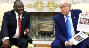 Emboscada diplomática a Ramaphosa: Trump acusa “genocidio” de granjeros blancos en Sudáfrica