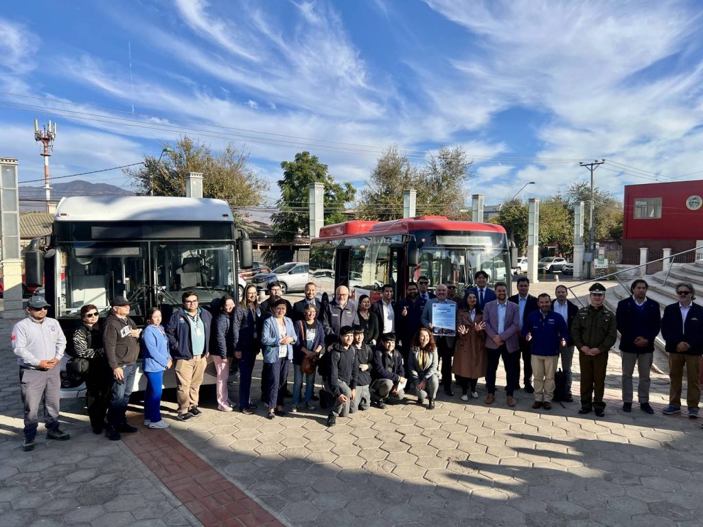 41 buses eléctricos llegarán a fortalecer el transporte público de Ovalle