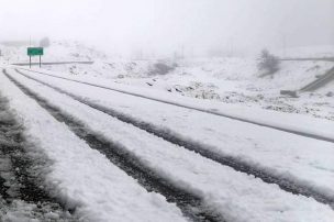Cierran el Paso Los Libertadores por nevadas y riesgos asociados a sistema frontal