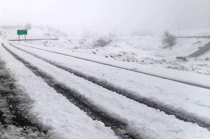 Cierran el Paso Los Libertadores por nevadas y riesgos asociados a sistema frontal