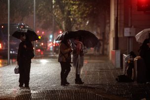 FOTOS | Así se vive el sistema frontal en Santiago