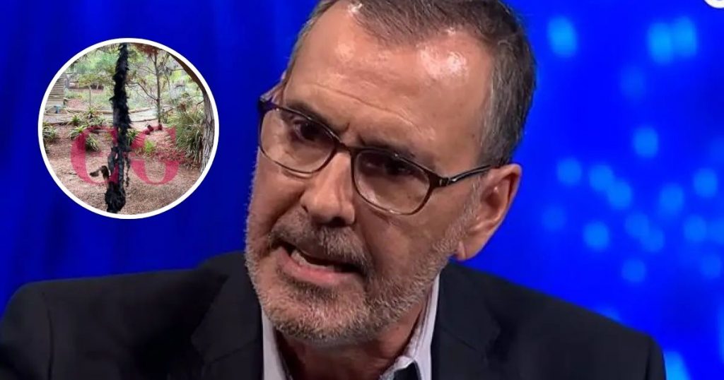 Cristián Campos impacta con fotos del macabro “ritual” que encontró en su casa: había esqueletos y sangre