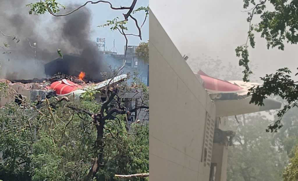 VIDEO | Avión con 242 personas se estrella en India tras despegar rumbo a Londres