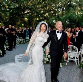 Jeff Bezos y Lauren Sánchez se casan con lujosa ceremonia simbólica en Venecia