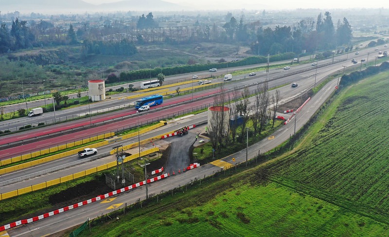 MOP visita obras de nuevos empalmes en la Ruta 78: beneficiarán a más de 2 mil usuarios de Talagante e Isla de Maipo