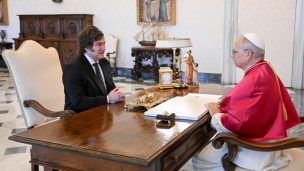 Javier Milei se reunió por primera vez con el papa León XIV en el Vaticano