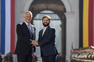 Presidente Boric recibió en visita de Estado a los reyes de Bélgica