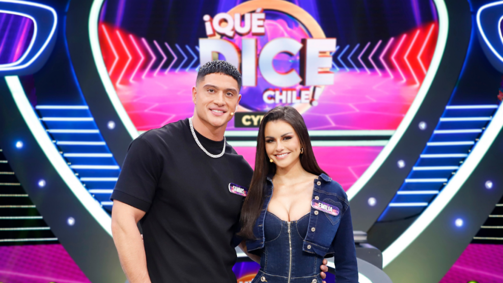 Emilia Dides y Sammis Reyes compiten en “¡Qué dice Chile!” y comparten su historia de amor