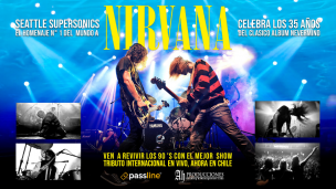 Seattle Supersonics celebrará en Chile los 35 años de “Nevermind” con tres conciertos imperdibles