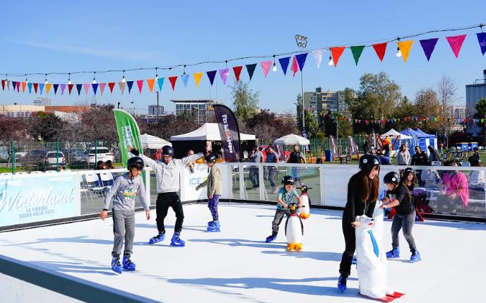 La Florida tendrá pista de hielo gratuita y parques itinerantes en el barrio estas vacaciones de invierno