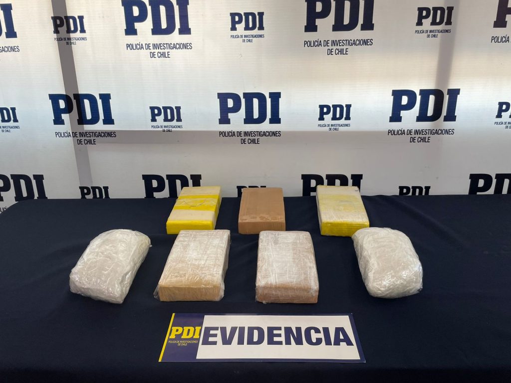PDI Arica interceptó más de 7 kilos de drogas ocultos en vehículo en paso fronterizo Chacalluta