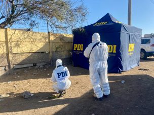 PDI y Fiscalía Arica investigan homicidio con arma cortopunzante de un hombre en la vía pública