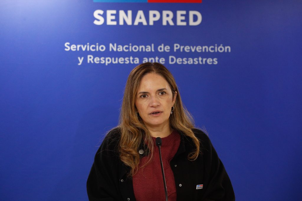 Directora nacional de Senapred: 