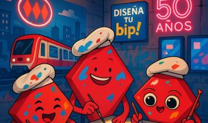 Metro lanza concurso para diseñar la última tarjeta Bip! de su aniversario