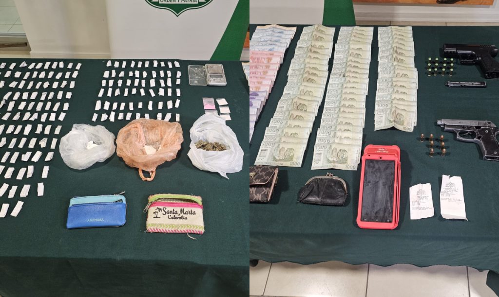 Investigación de Carabineros permitió desarticular centros de comercialización de drogas en Padre Hurtado