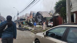 Explosión en Temuco destruye completamente una casa: Autoridades evacuaron a 50 personas del sector