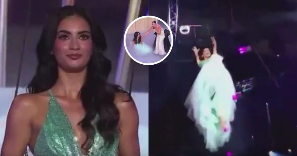Modelo sufre brutal accidente en vivo durante Miss Universe: El Reality