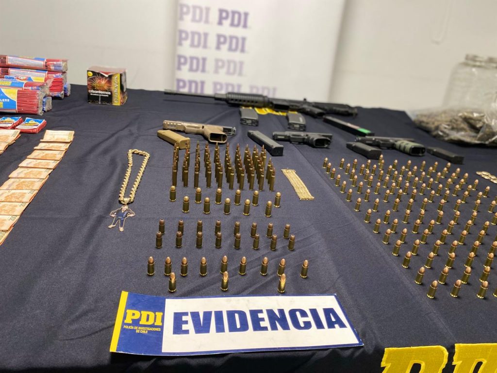 PDI de San Ramón detiene a 5 personas por venta de drogas