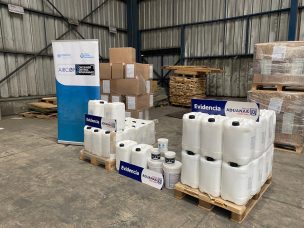Puerto de San Antonio: incautan 783 kilos de precursores químicos que pueden ser usados para fabricar drogas