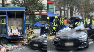 Violento choque de auto contra camión deja 3 fallecidos en Providencia
