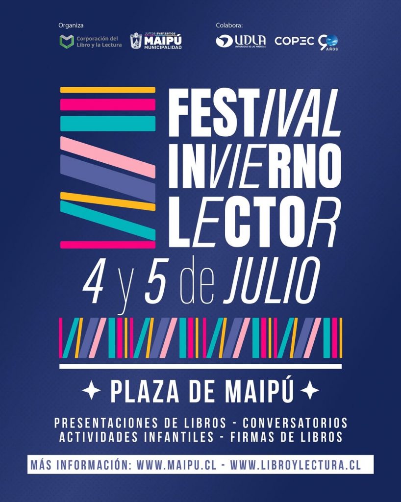 Festival literario en la Plaza de Maipú: Dos días de lectura y cultura gratuita