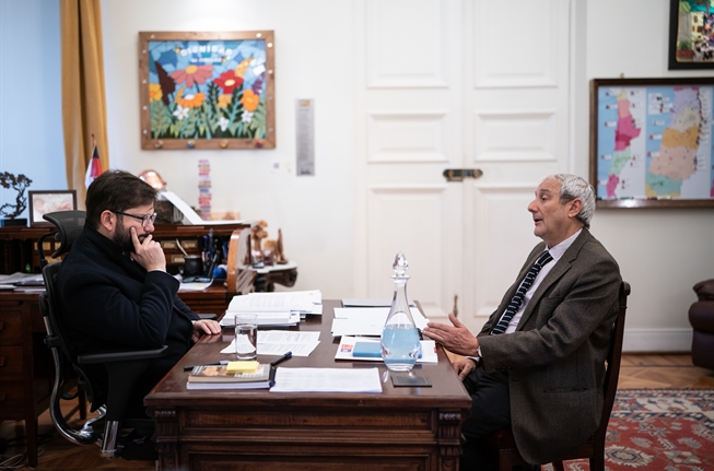 Presidente Boric sostuvo reunión con el nuevo ministro de Ciencia, Aldo Valle