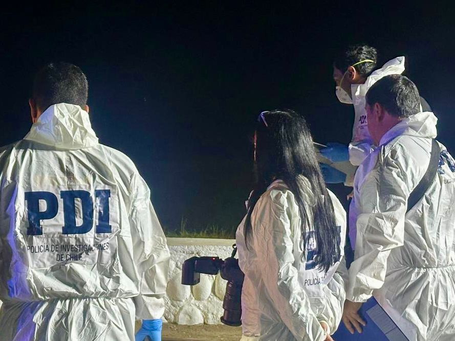 PDI y Fiscalía de Arica investigan homicidio con arma de fuego en sector Humedal del Río Lluta