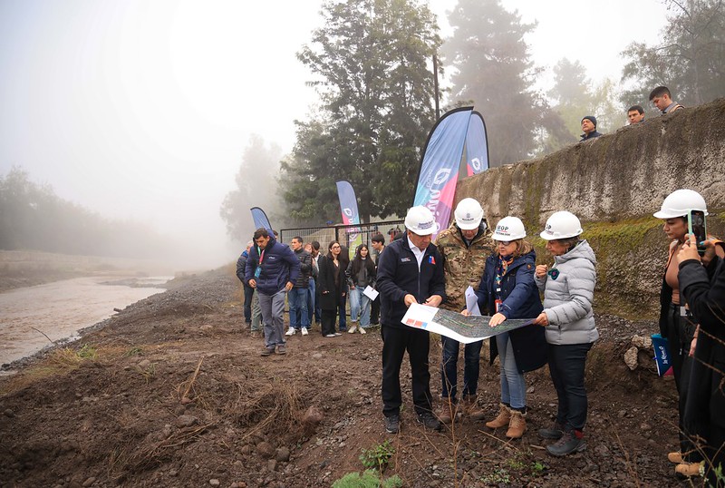 MOP realiza obras preventivas en la Quebrada de Ramón en La Reina, uno de los 12 puntos críticos en la RM