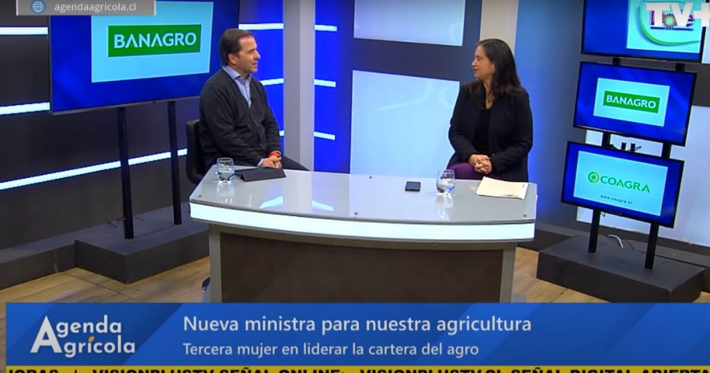 Agenda Agrícola: Ministra Ignacia Fernández repasa los desafíos que deberá enfrentar en la cartera