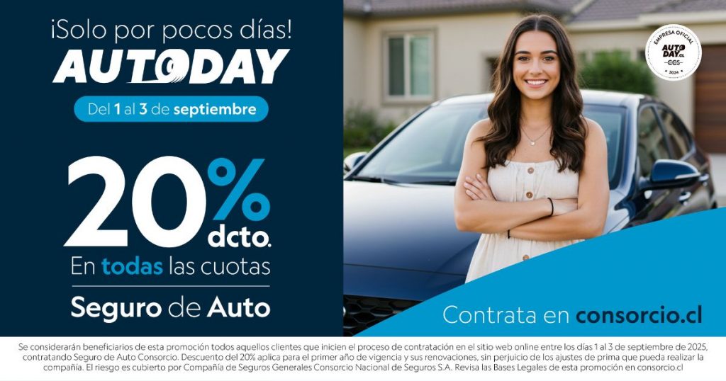 AutoDay y septiembre: el escenario perfecto para asegurar tu auto con Consorcio