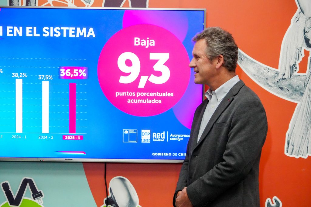 Evasión en buses RED alcanza su cifra más baja en tres años