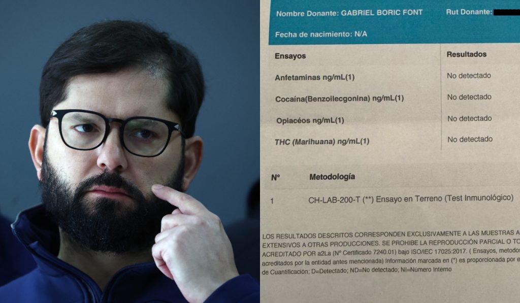 Presidente Boric se sometió a test de drogas: 