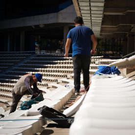 Estreno del Claro Arena marcado por destrozos: La UC denuncia a los responsables